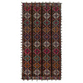 Vintage Turkish Kilim Rug 5'4'' x 10'7''