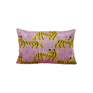 Silk Ikat Velvet Pillow Cover | 16'' x 24''