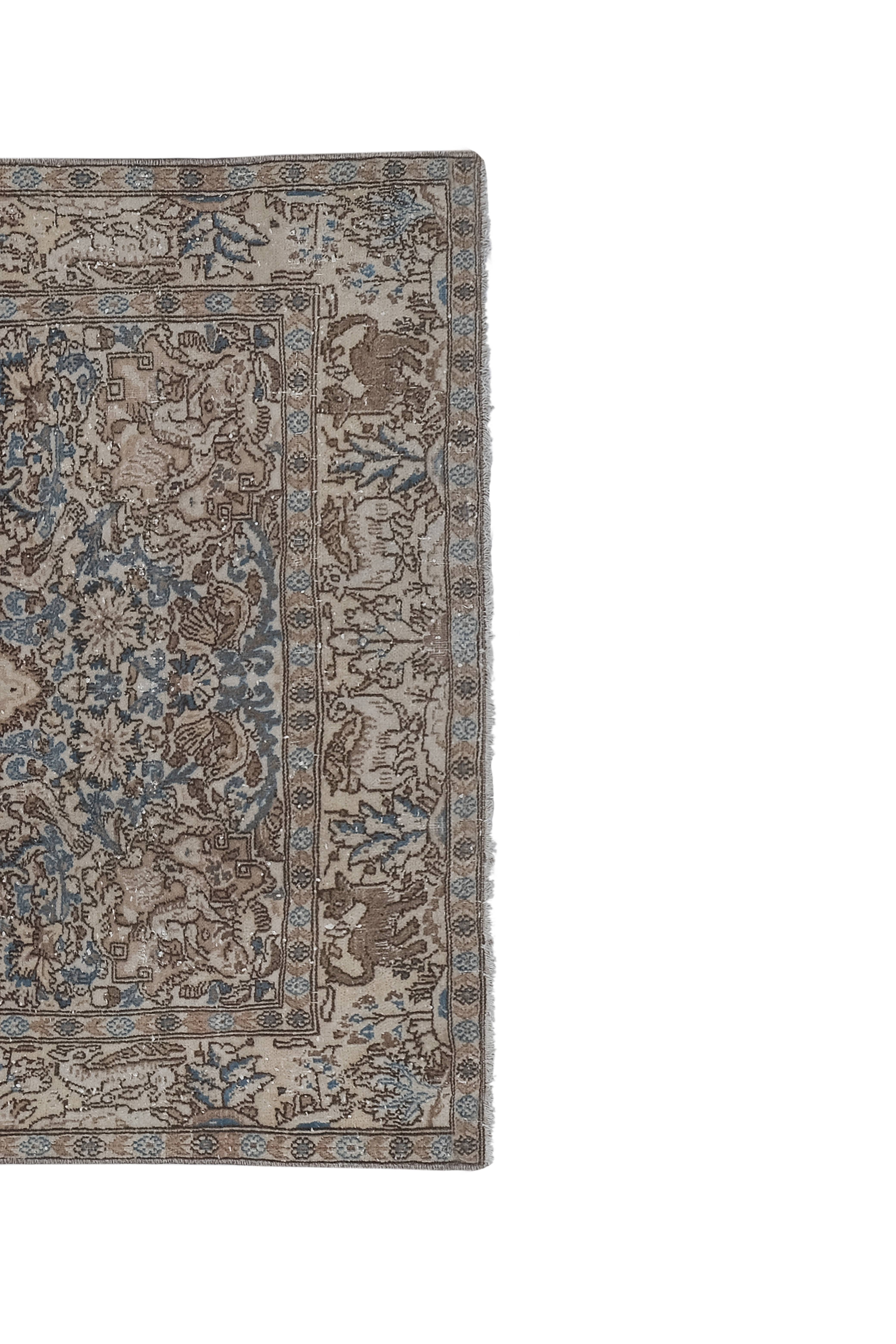 Vintage Turkish Rug 3'4'' x 5'11''