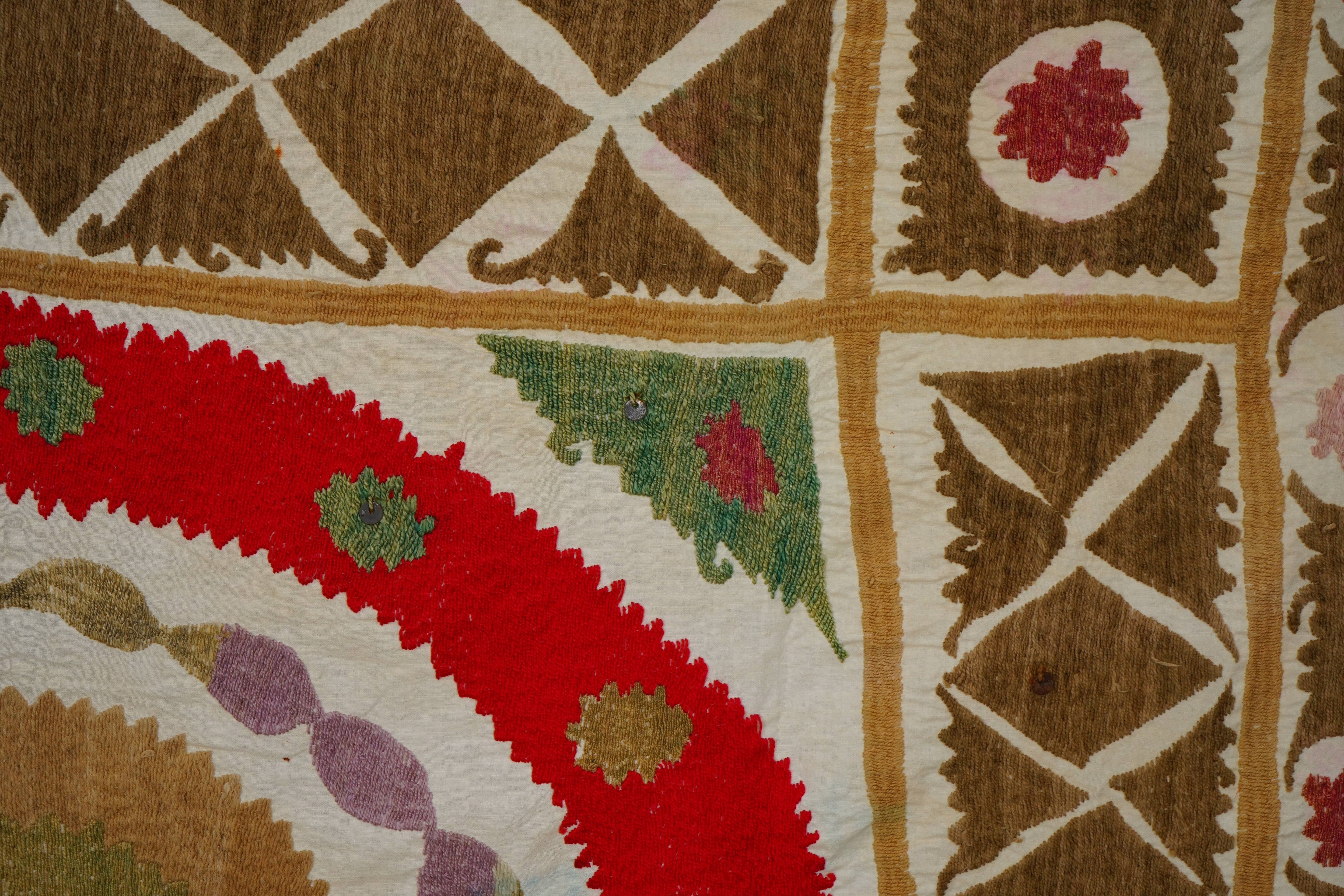 Suzani Wall Hanging & Tablecloth | 49'' x 52''