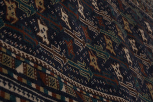 Vintage Caucasian Runner Rug 2'9'' x 13'10''