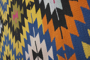 Vintage Turkish Kilim Rug 6'6'' x 9'3''