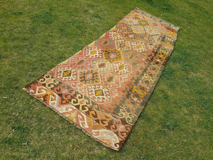 Vintage Turkish Rug 3' x 8'11''