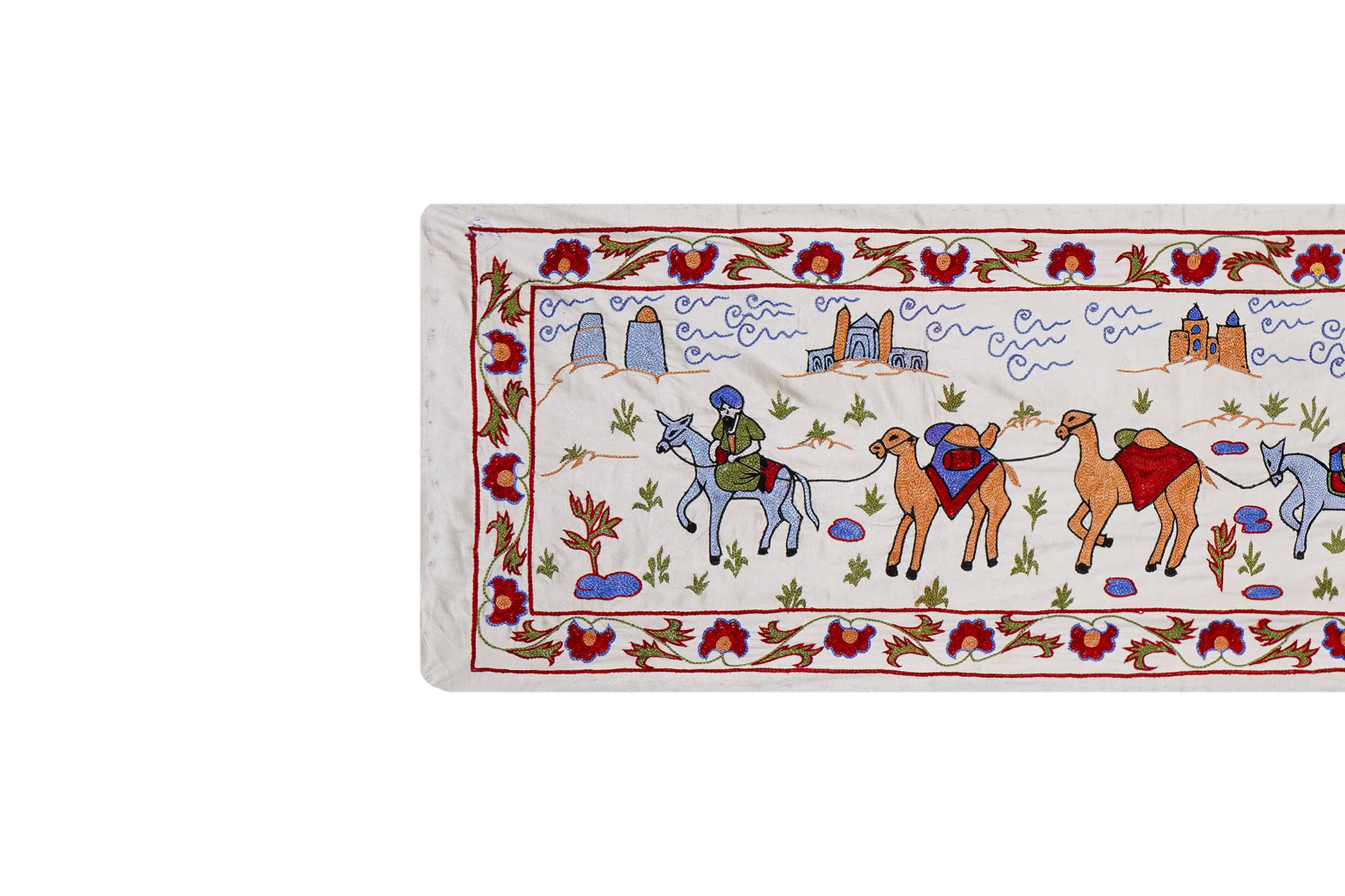 Suzani Wall Hanging & Bedspread | 1'8'' x 6'1''