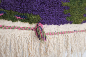 Vintage Turkish Shaggy Tulu Rug 45'' x 55''