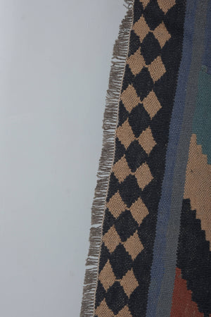 Vintage Turkish Kilim Rug 6'4'' x 6'4''