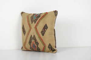 Kilim Pillow Cover | 16'' x 16''