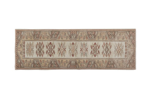 Vintage Oushak Runner 3'3'' x 9'3''