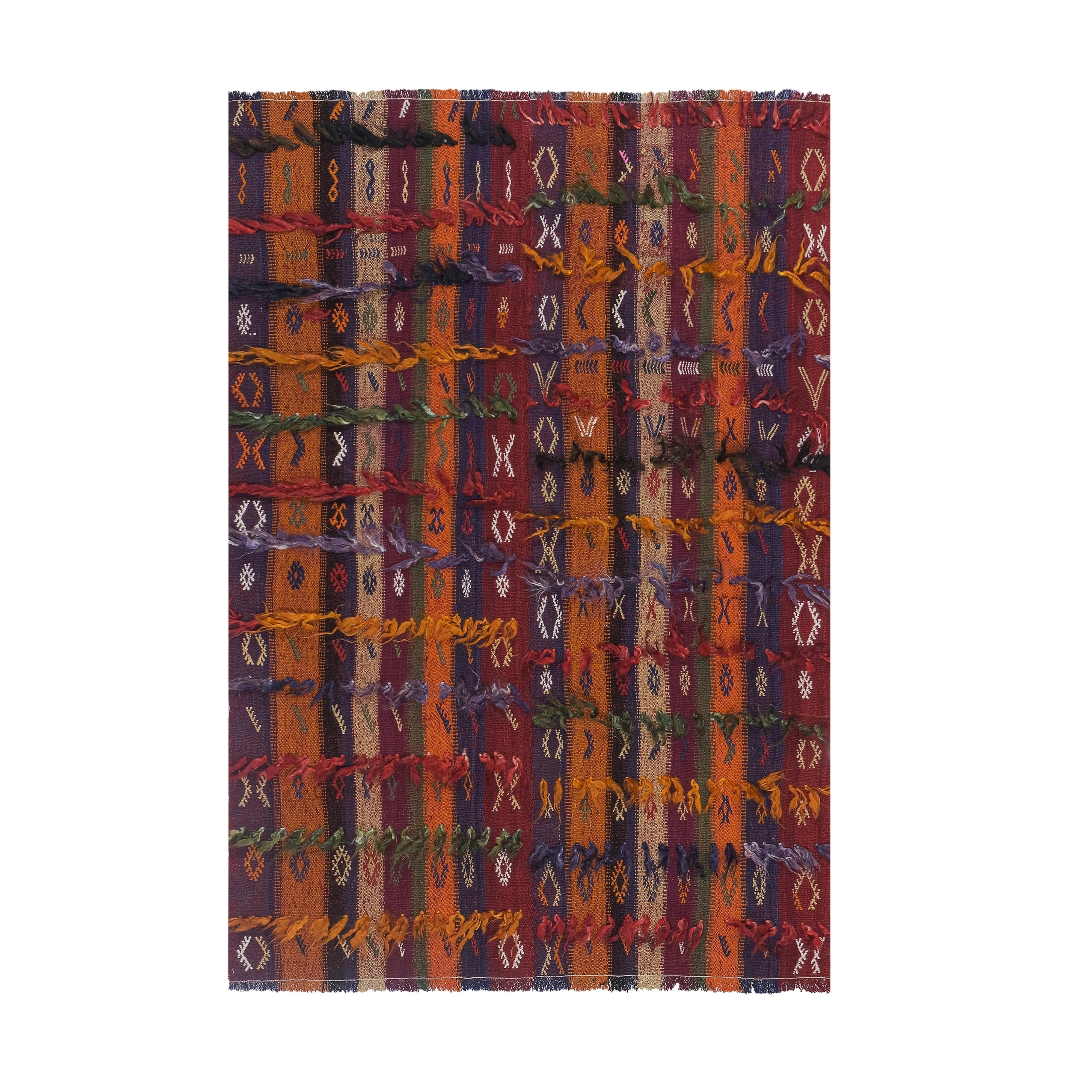 Vintage Turkish Rug 4'8'' x 5'11''