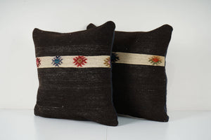 Kilim Pillow Cover Set of 2 | 16'' x 16''
