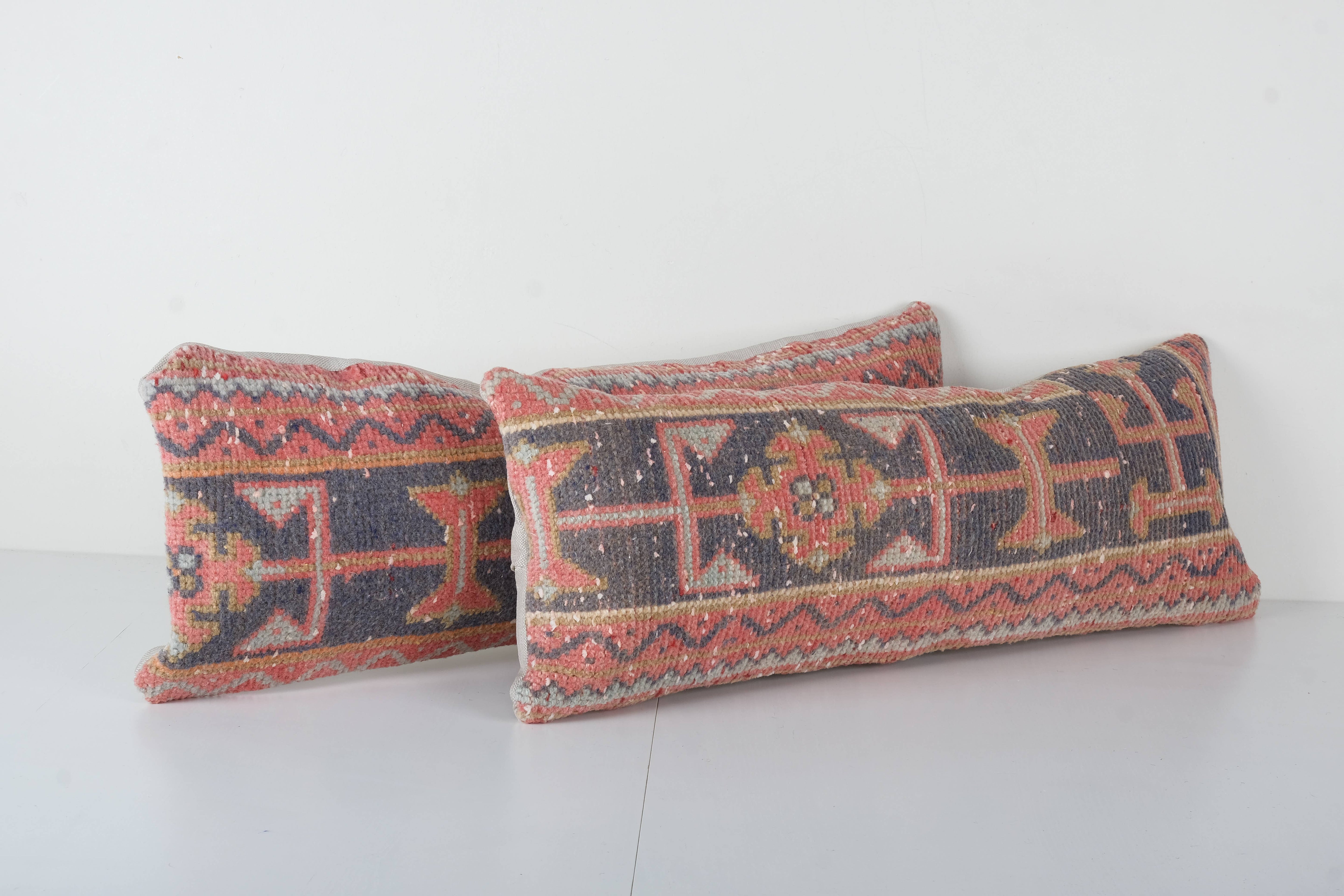 Rug Bedding Pillow Cover Set of 2 | 11'' x 30''