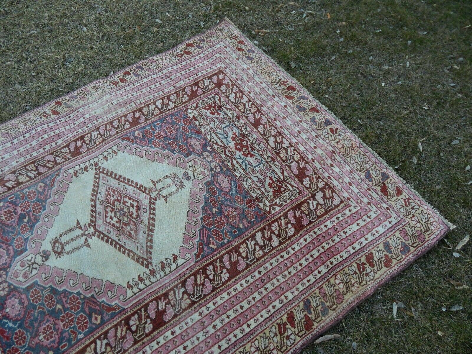 Vintage Turkish Kars Rug 4'5'' x 6'