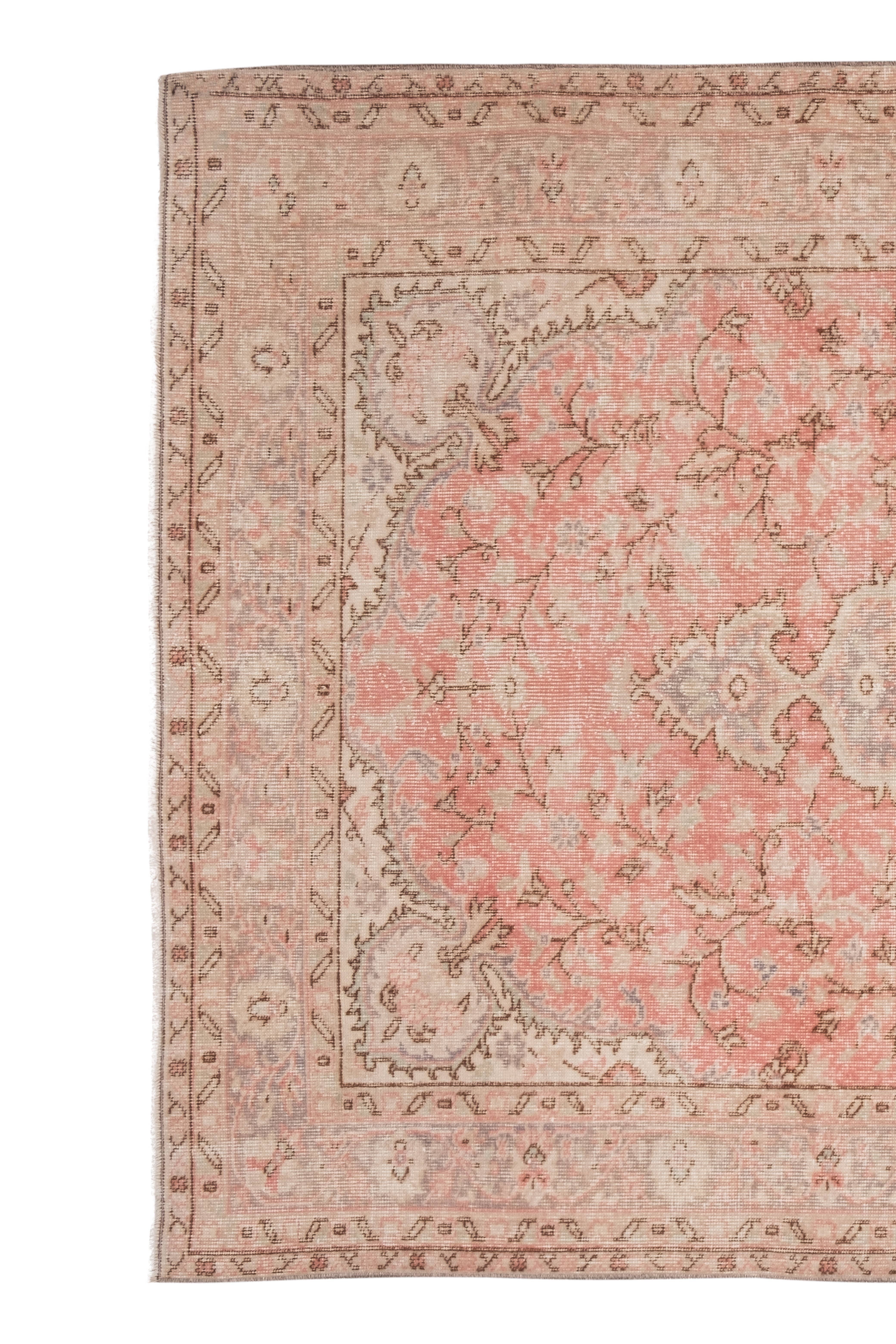 Vintage Turkish Rug 6'1'' x 8'9''