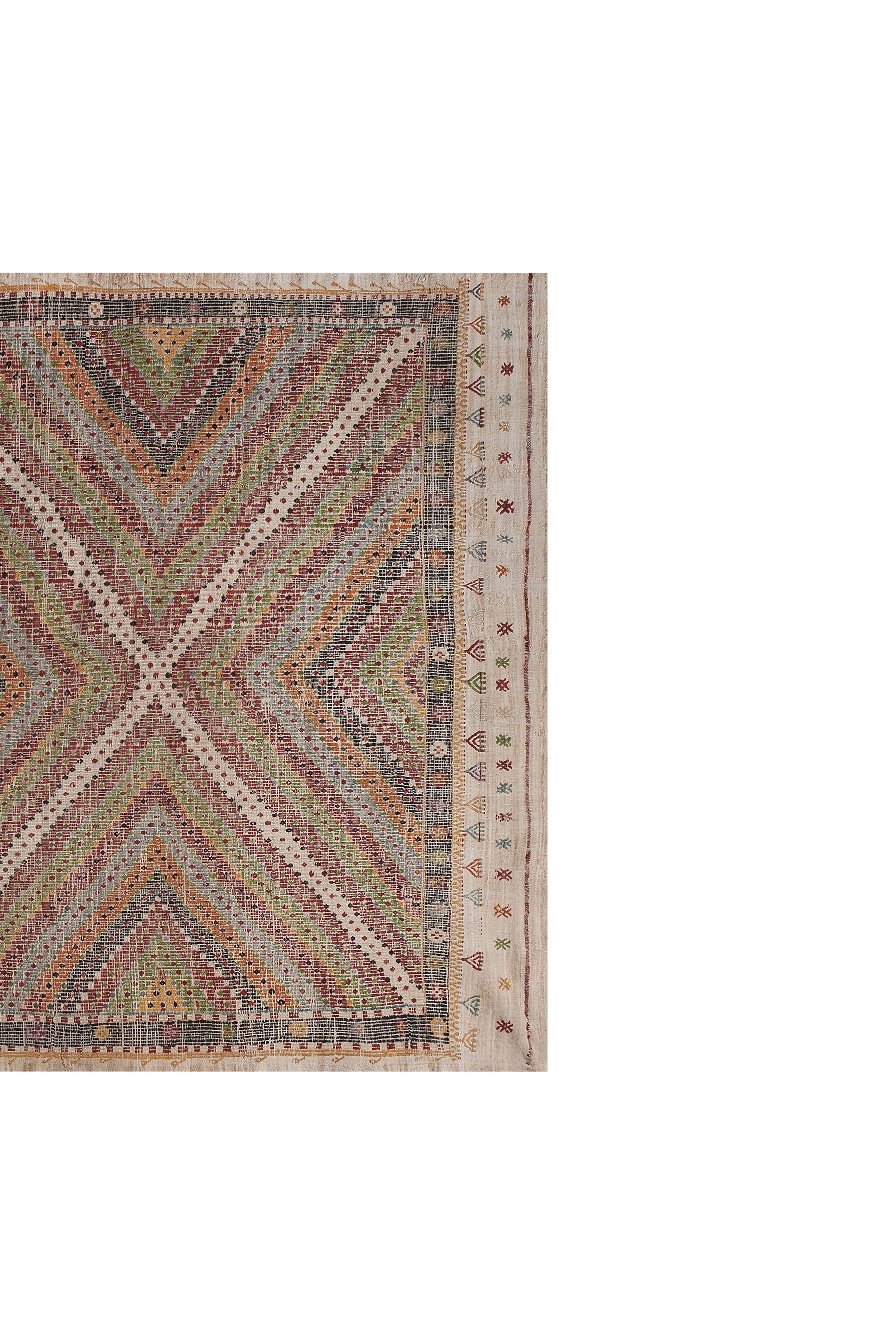 Vintage Turkish Kilim Rug 6'8'' x 10'4''