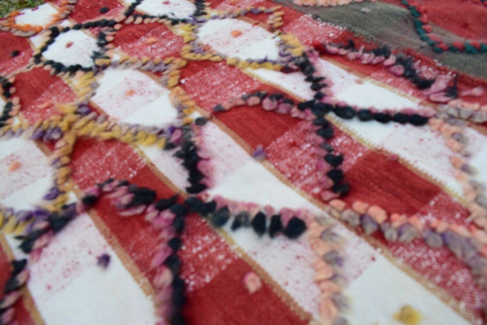 Vintage Turkish Tulu Rug 4'8'' x 5'5''