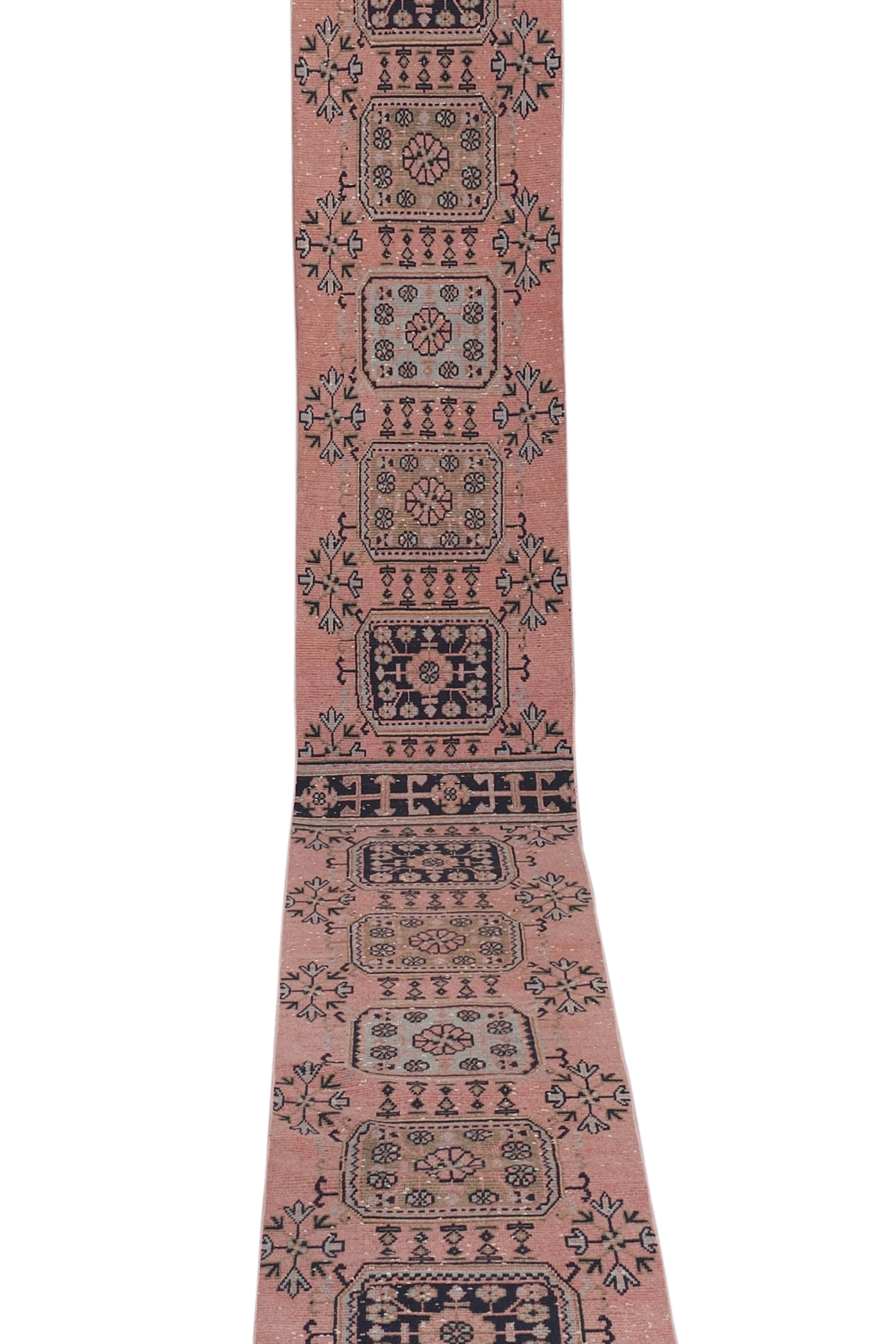 Vintage Turkish Runner Rug 2'6'' x 21'2''