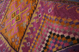 Vintage Herki Runner Rug 4'2'' x 12'1''