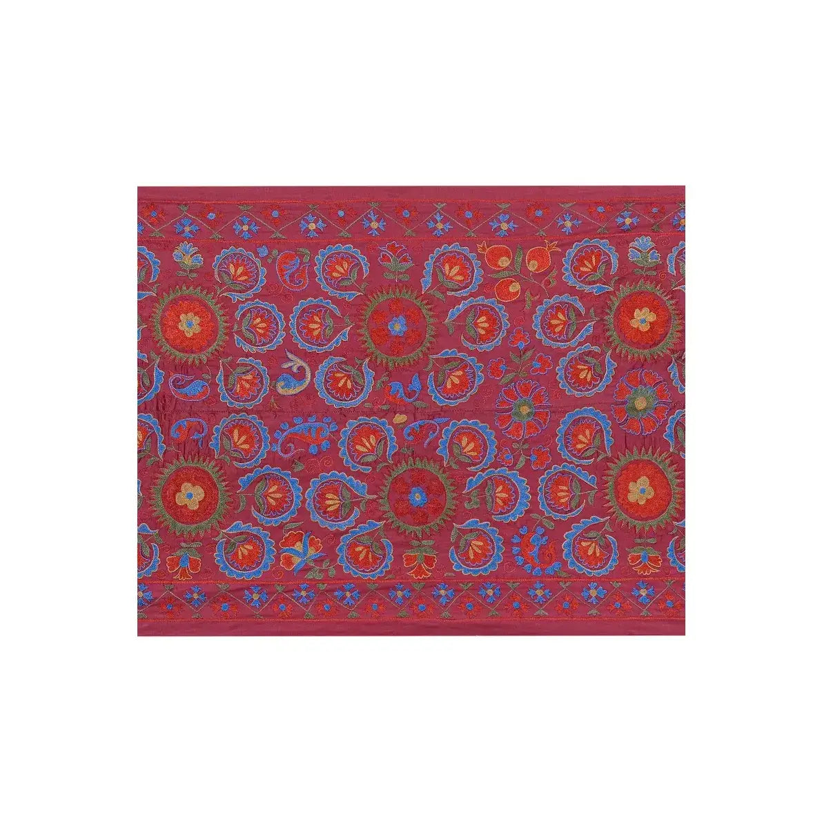 Silk Suzani Wall Hanging & Bedspread 3'1'' x 6'3''