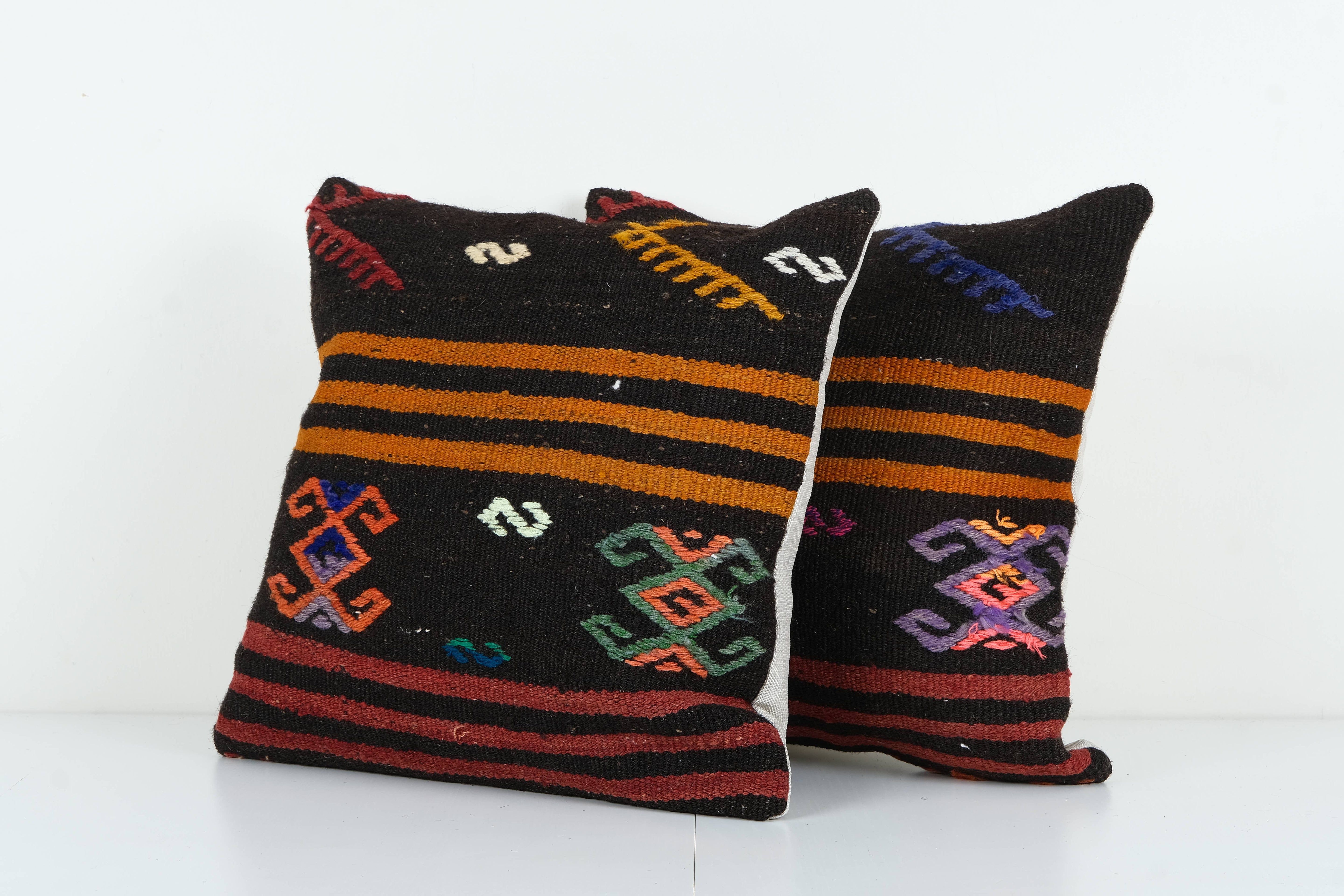 Kilim Pillow Cover Set of 2 | 18'' x 18''