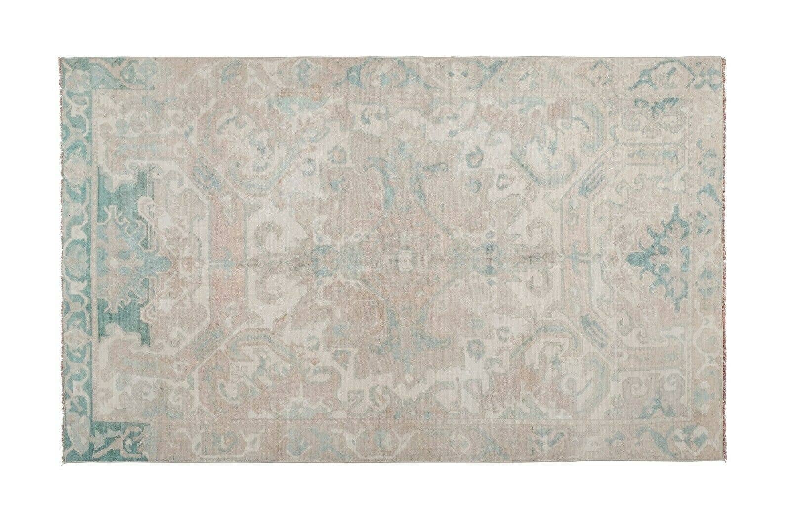 Vintage Oushak Rug 5'6'' x 8'11''