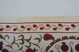 Silk Suzani Wall Hanging & Bedspread | 3'6'' x 6'1''