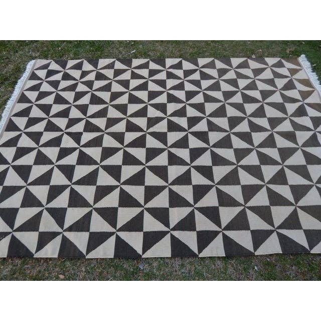 Vintage Turkish Kilim Rug 4'3'' x 6'8''