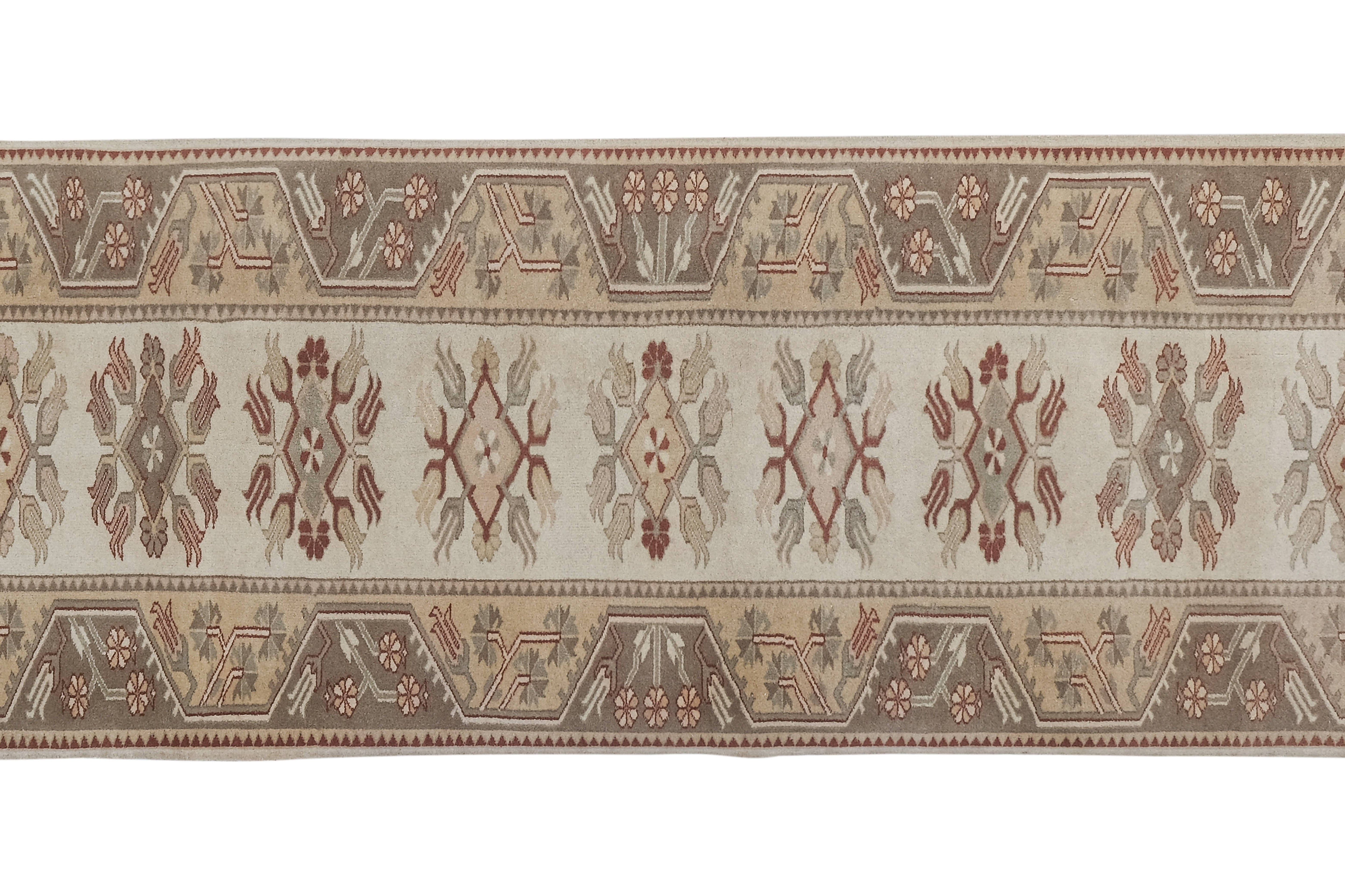 Vintage Oushak Runner 3'3'' x 9'3''