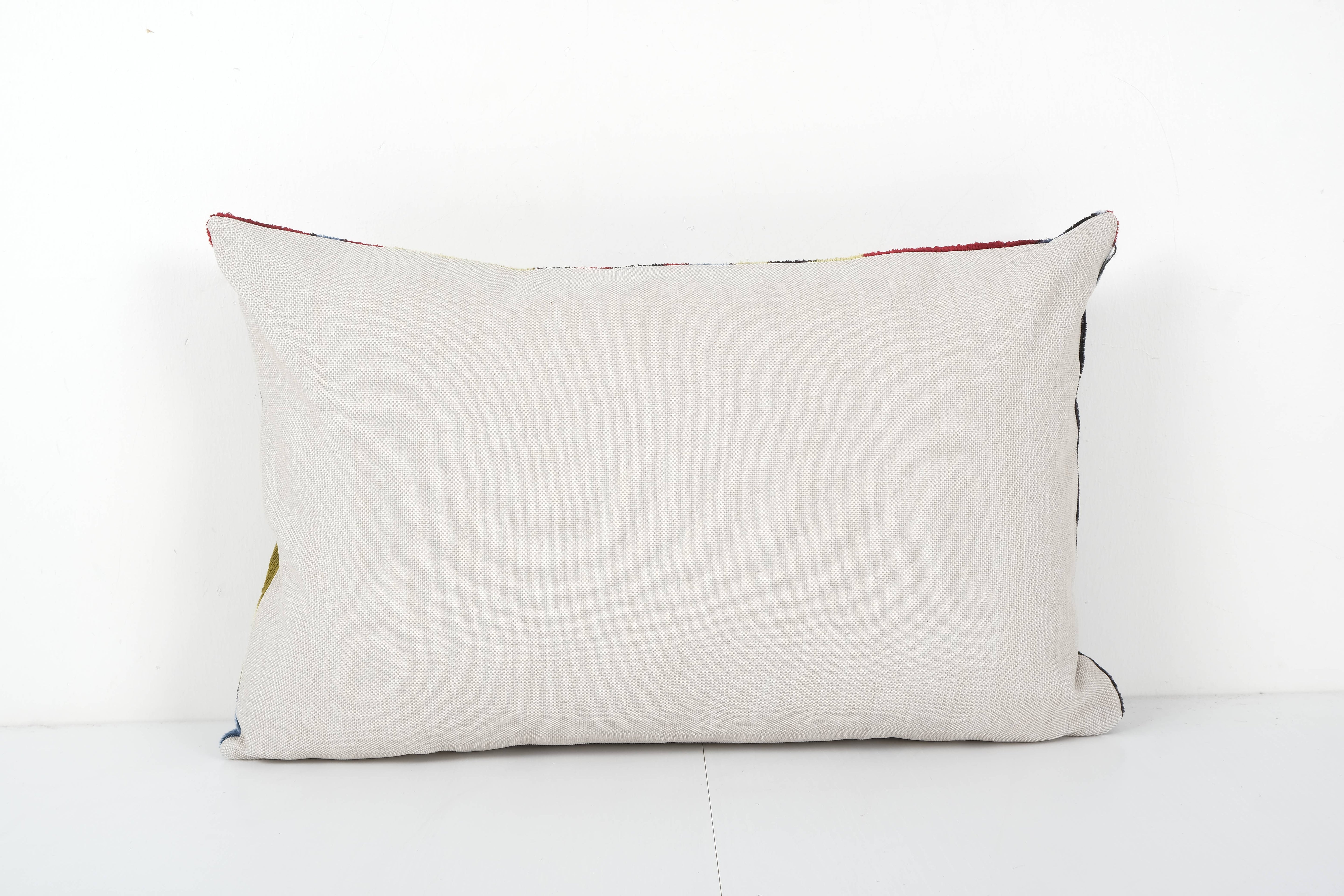 Silk Ikat Velvet Pillow Cover | 16'' x 24''