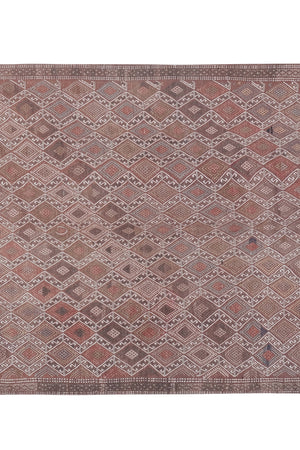 Vintage Turkish Kilim Rug 4'6'' x 7'8''