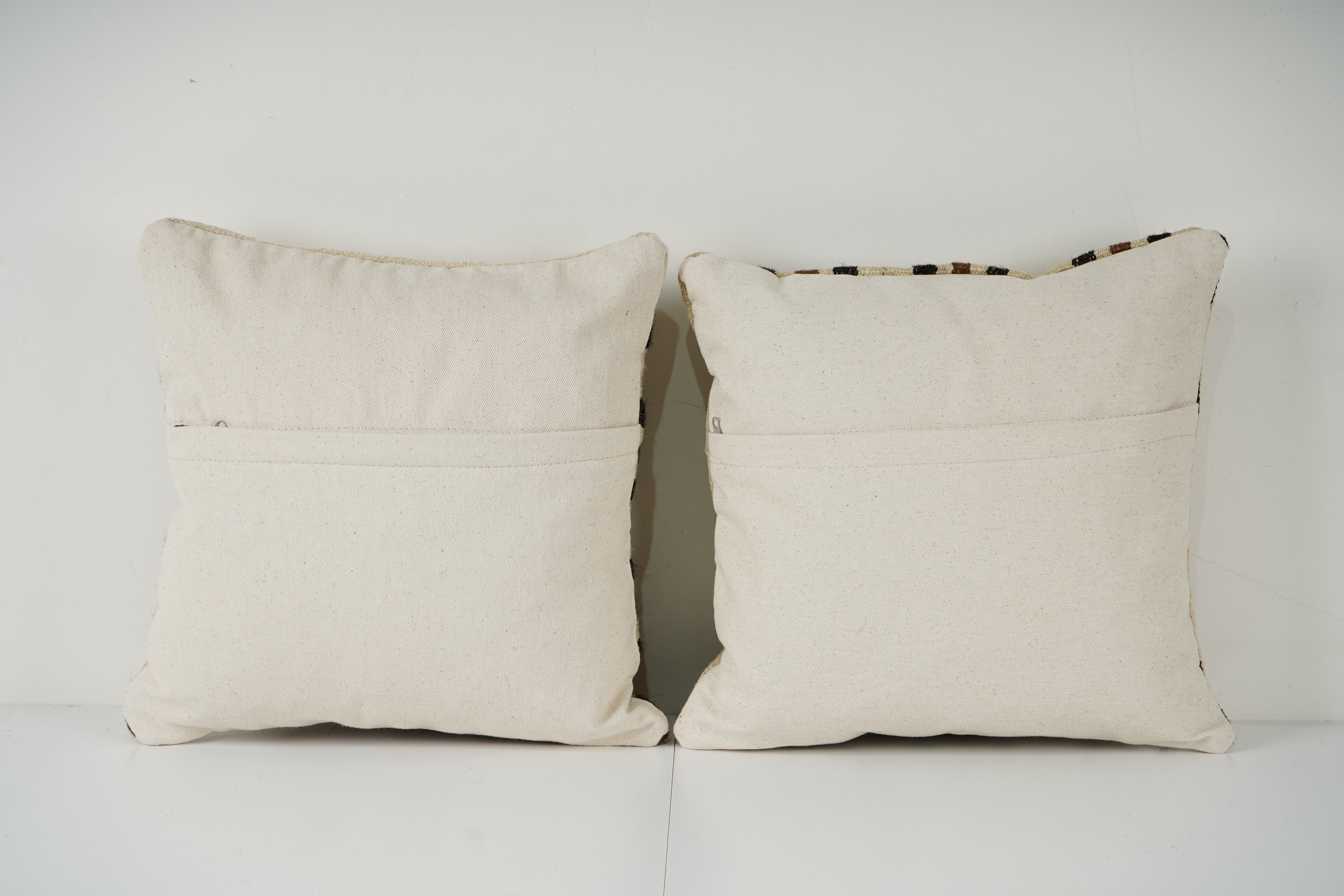 Kilim Pillow Cover Set of 2 | 16'' x 16''