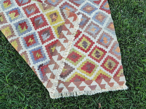 Vintage Turkish Runner Rug 3'3'' x 16'3''