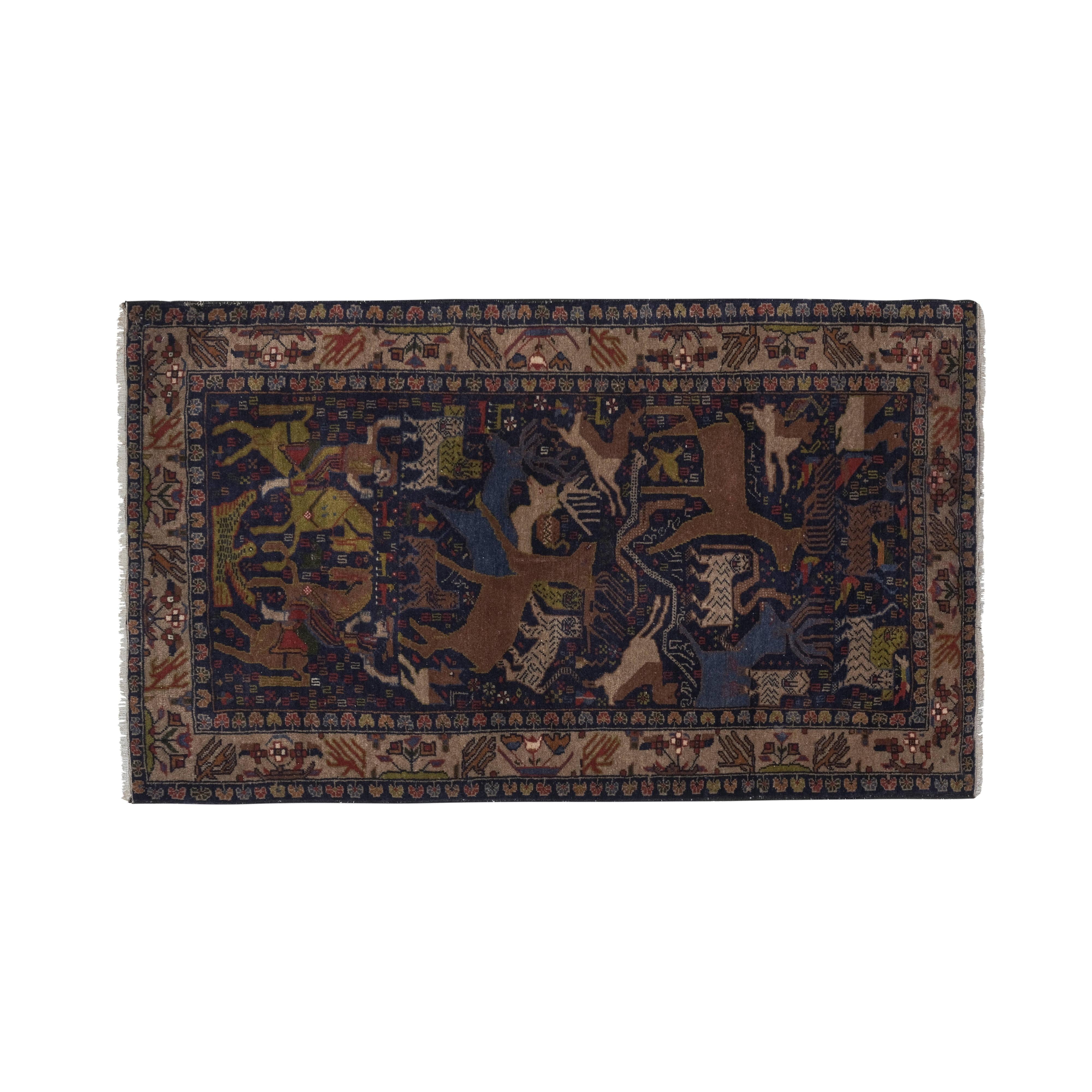Vintage Caucasian Rug 36'' x 56''