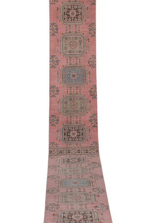 Vintage Turkish Runner Rug 2'6'' x 21'8''