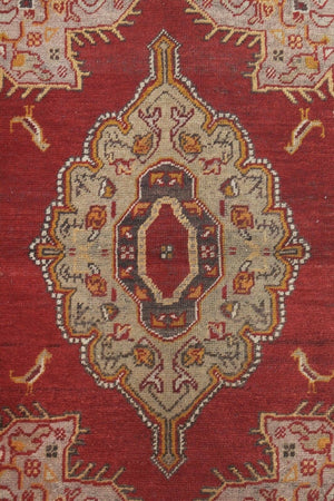 Vintage Turkish Rug 3' x 4'4''