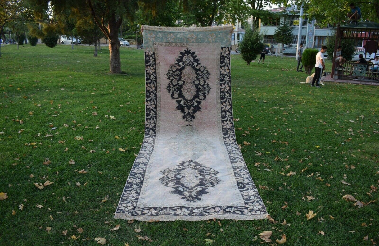 Vintage Oushak Rug 4'8'' x 13'3''
