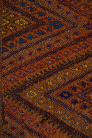 Vintage Turkish Kilim Rug 5'4'' x 7'7''
