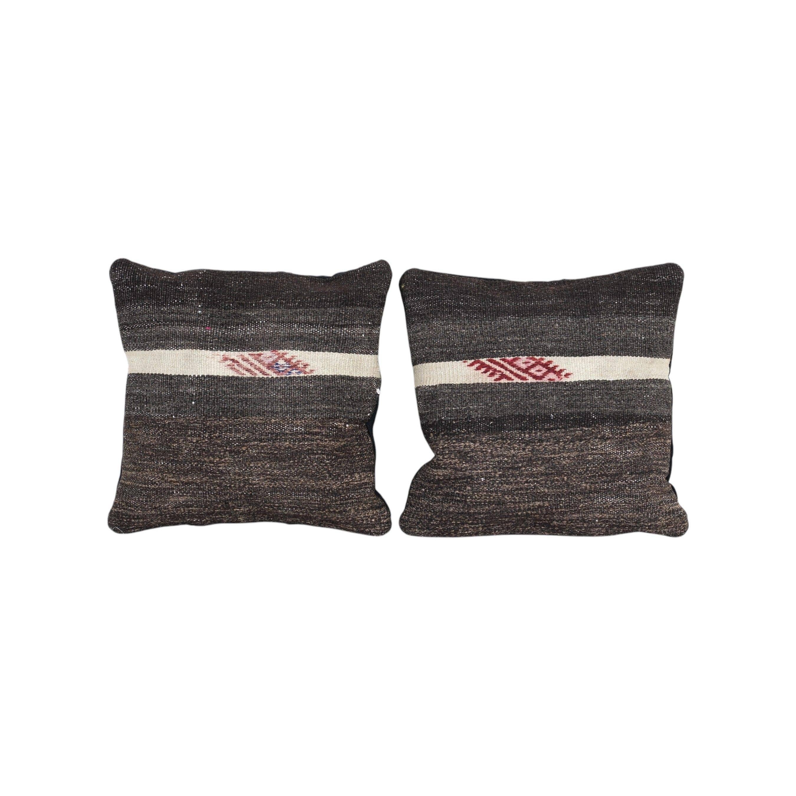 Kilim Pillow Cover Set of 2 | 16'' x 16''