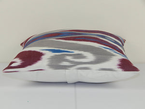 Silk Ikat Velvet Pillow Cover | 13'' x 15''