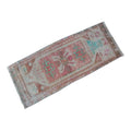 Vintage Turkish Rug 17'' x 39''