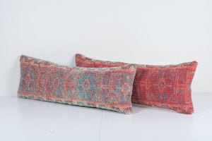 Rug Bedding Pillow Cover Set of 2 | 12'' x 35''