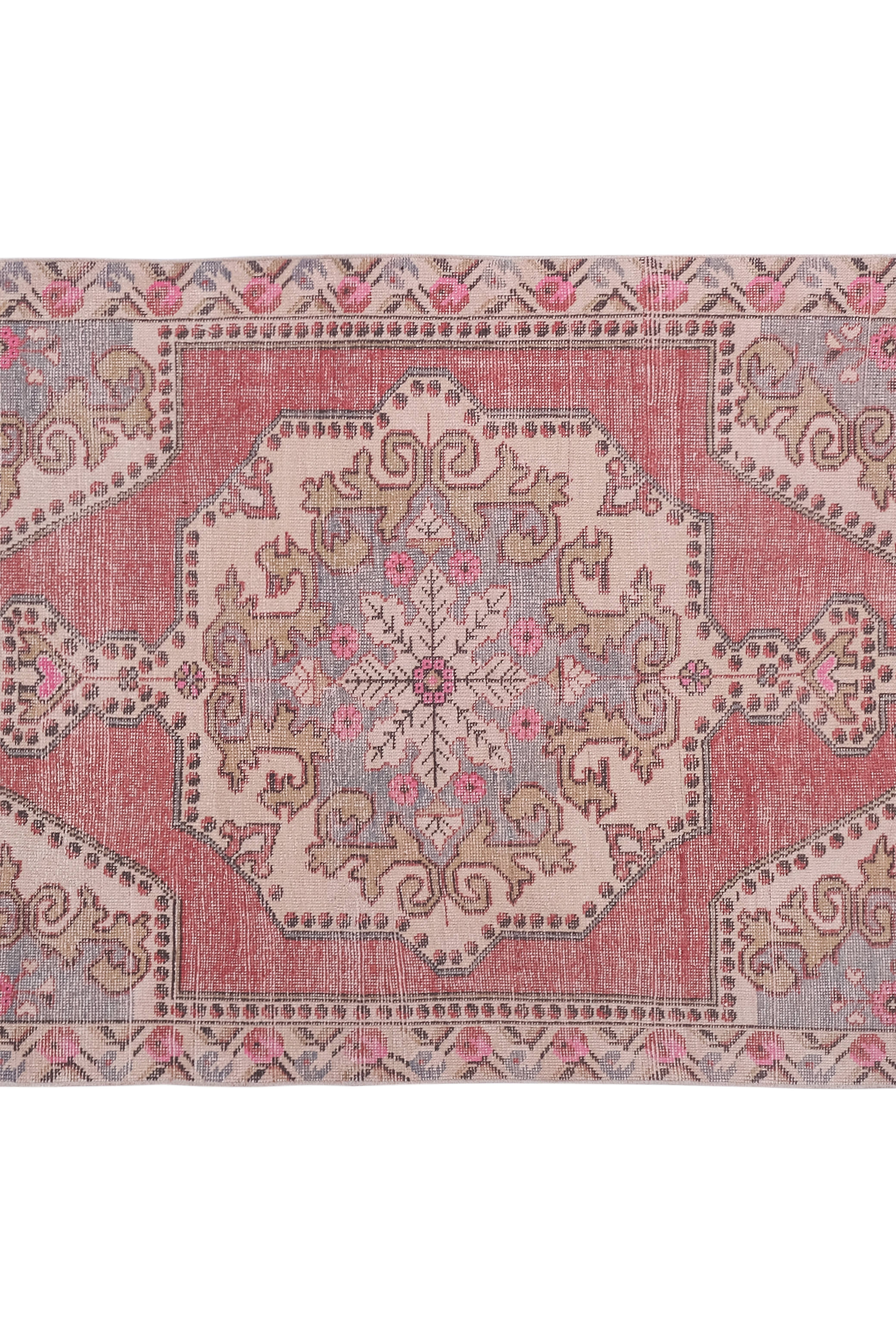 Vintage Oushak Rug 4'4'' x 7'1''
