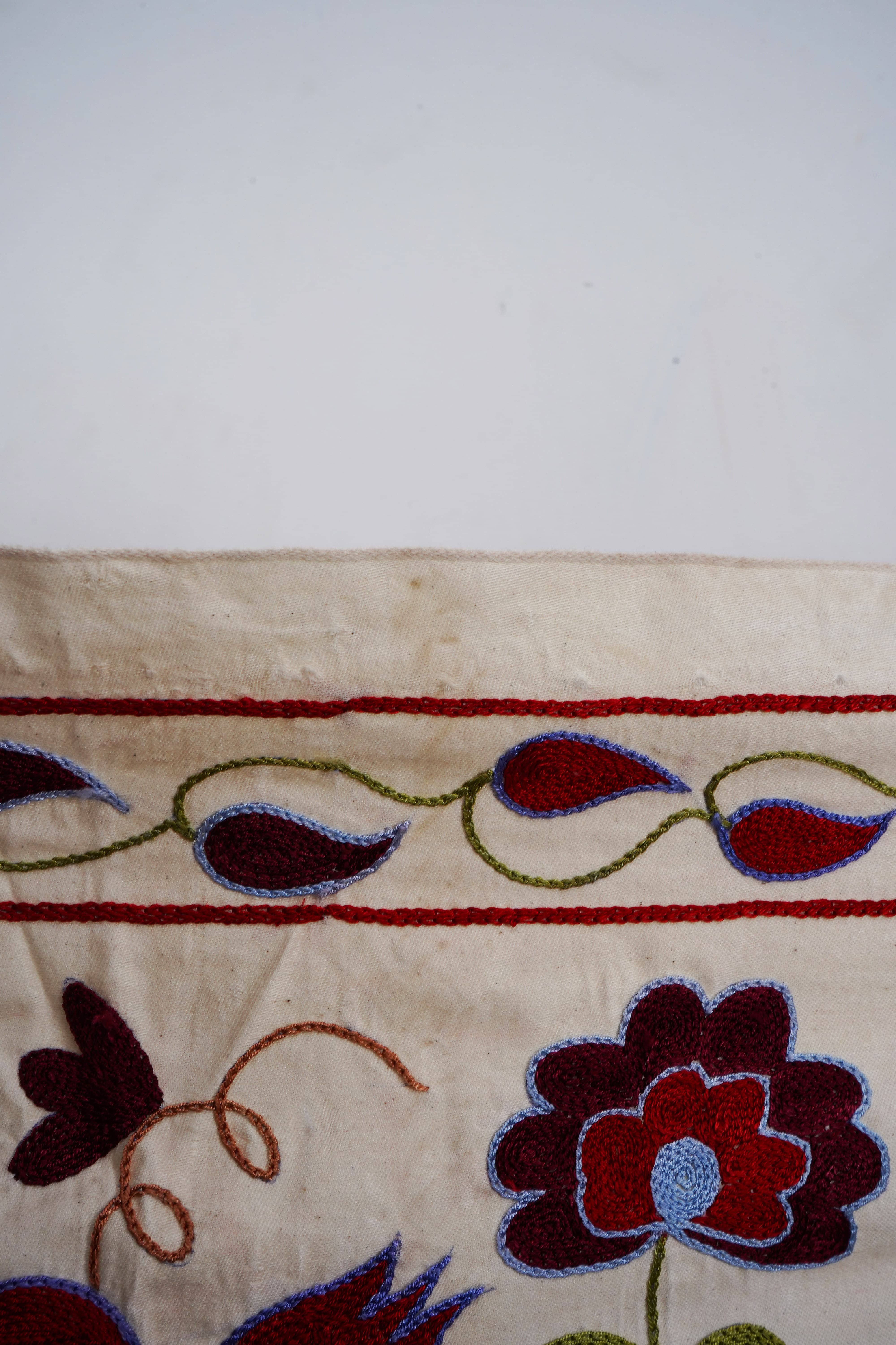 Peacock Suzani Wall Hanging & Bedspread | 3'6'' x 6'