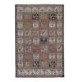 Vintage Turkish Soumac Kilim Rug 4'1'' x 5'8''
