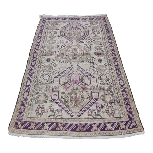 Vintage Turkish Rug 3'11'' x 6'2''
