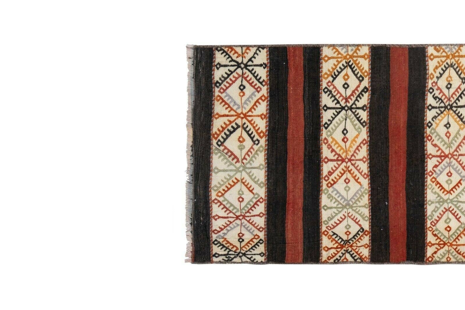 Vintage Turkish Kilim Runner 2'1'' x 7'4''