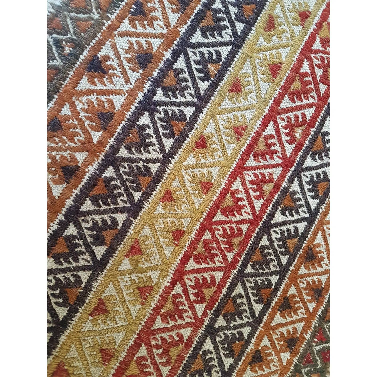 Vintage Oushak Yastik Rug 19'' x 33''