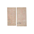 Vintage Turkish Yastik Rugs Set of 2 | 20'' x 39''
