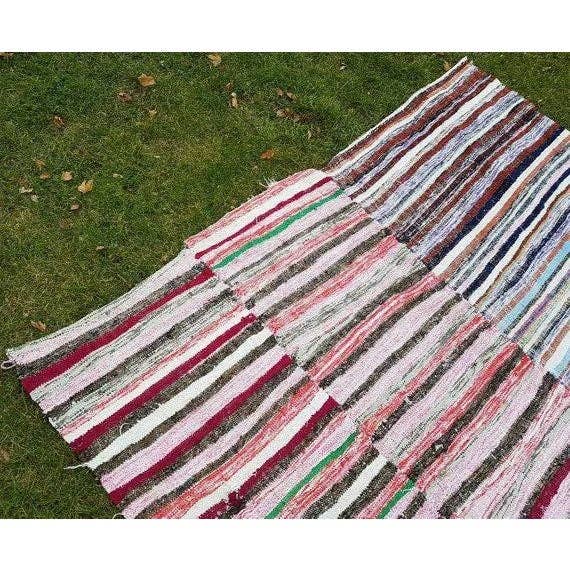Vintage Turkish Kilim Rug 7'5'' x 9'10''