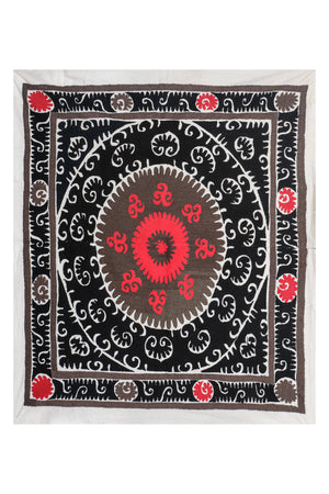 Suzani Wall Hanging & Bedspread | 4'8'' x 5'