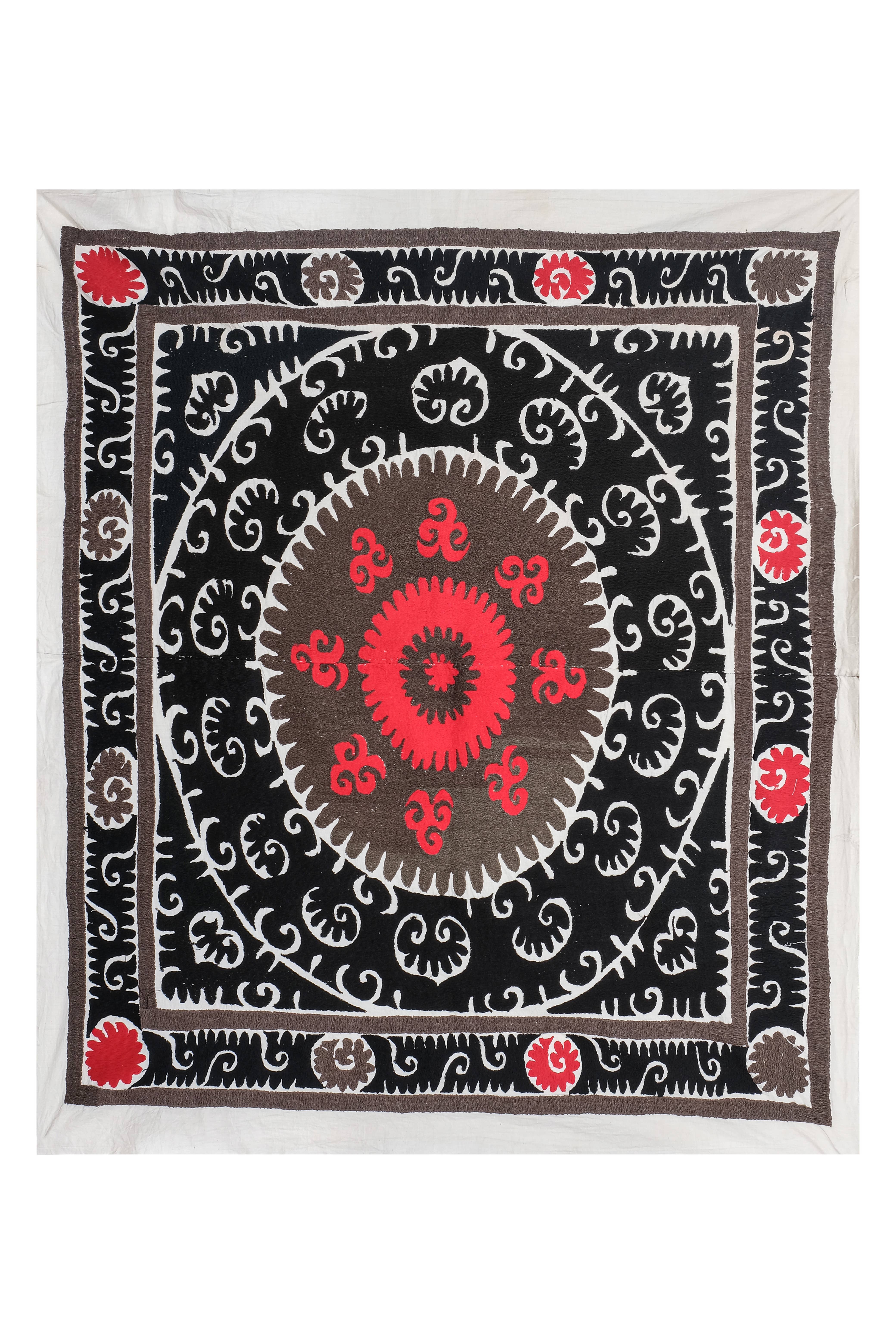 Suzani Wall Hanging & Bedspread | 4'8'' x 5'